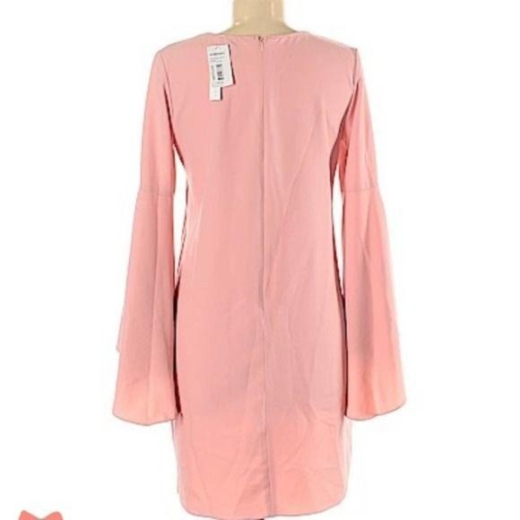 Aqua Casual Dress Crepe Shift - Blush NWT XS Womens - Picture 2 of 8